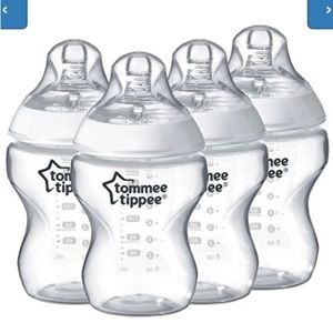 TOMMEE TIPPEE Slow Flow Breast-Like Nipple With Anti-Colic Value (9oz, 4 count)
